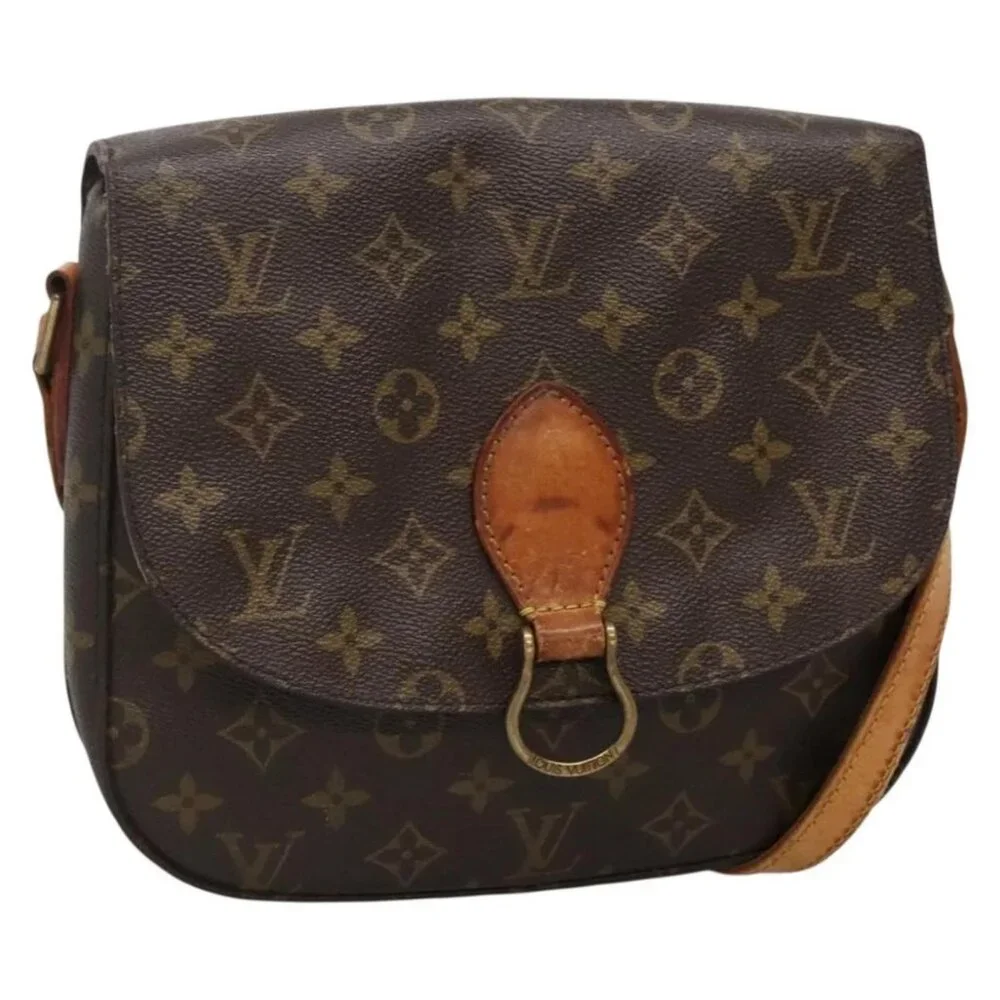 LOUIS VUITTON Monogram Saint Cloud GM Shoulder Bag M51242 LV Auth BA5140 - Picture 1 of 16
